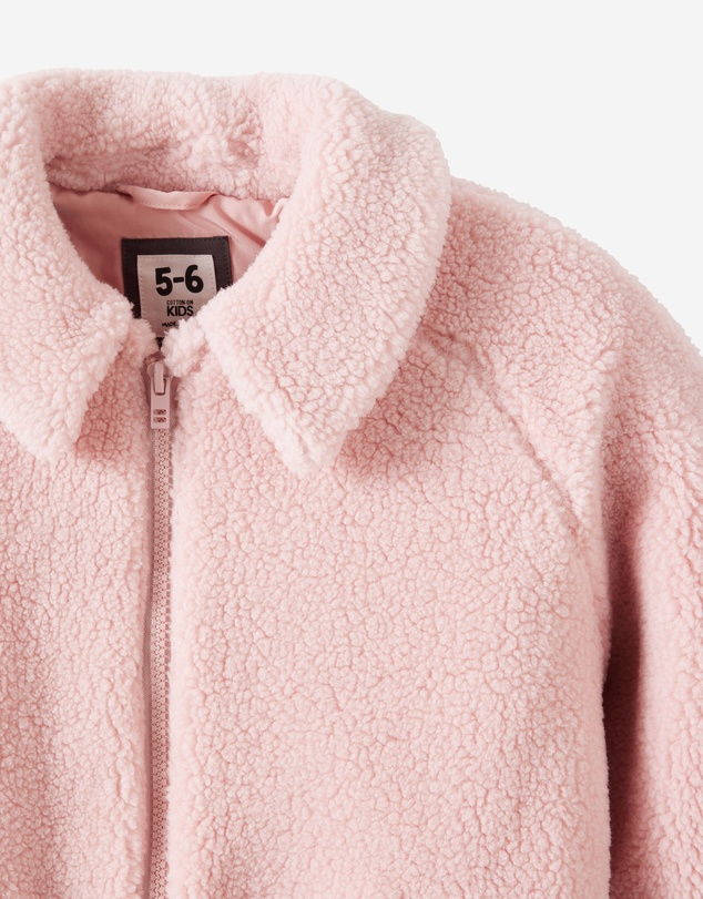 Cotton On Kids - Teddy Bomber Jacket