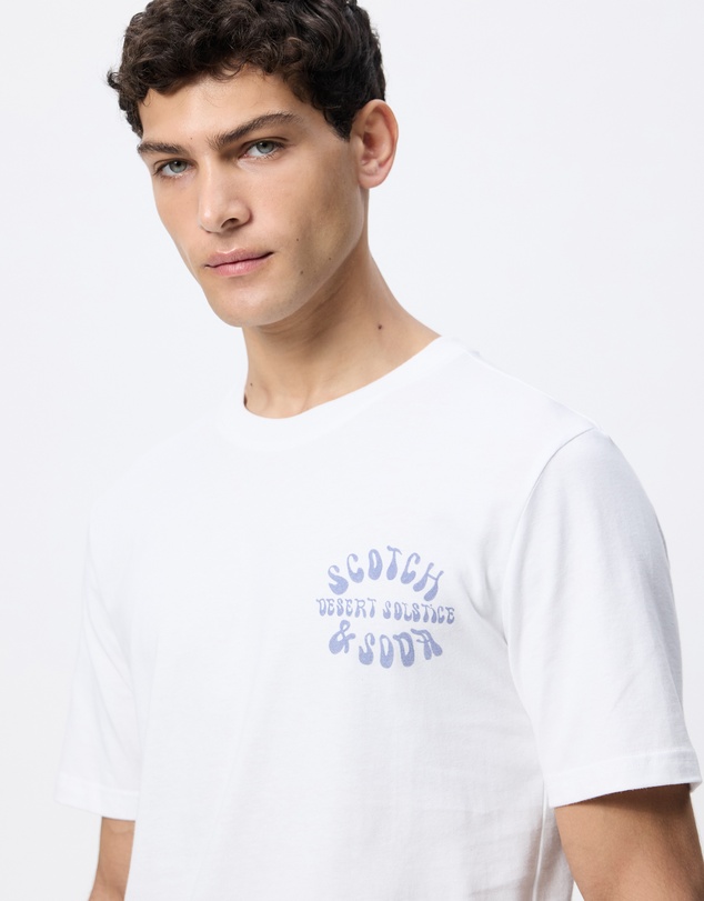 Scotch & Soda - Left Chest Artwork Regular-Fit T-Shirt