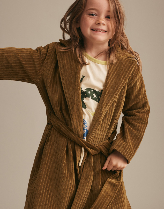 Resting - Ribbed Velvet Ace Robe