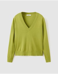 M.N.G - V-Neck Knit Sweater