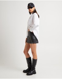 Subtitled - Oversized Poplin Shirt
