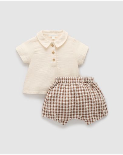 Milk Choc Gingham