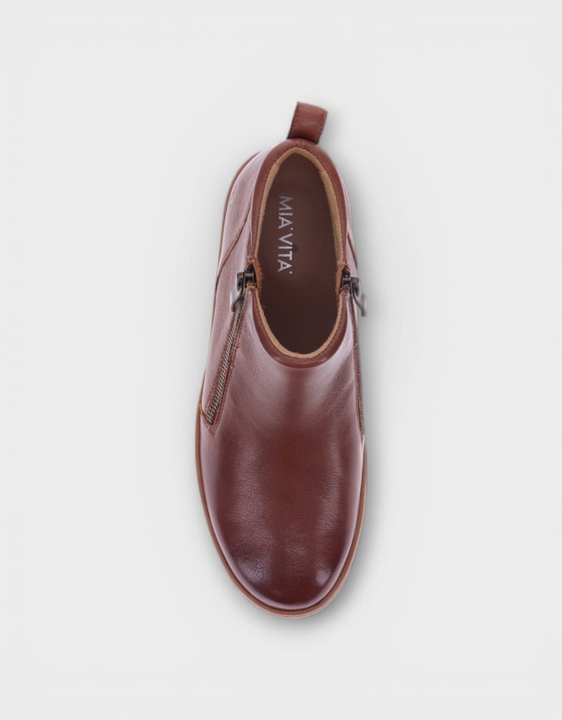 Mia Vita - Leni Zip Boot - Mocha