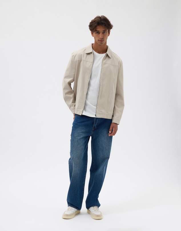 AERE - Recycled Cotton Twill Trucker Jacket