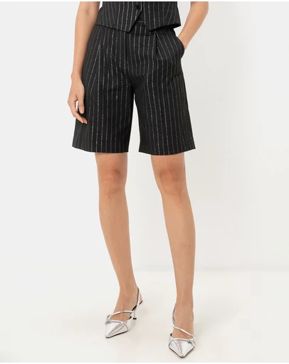 Karl Lagerfeld - Pinstripe Tailored Shorts