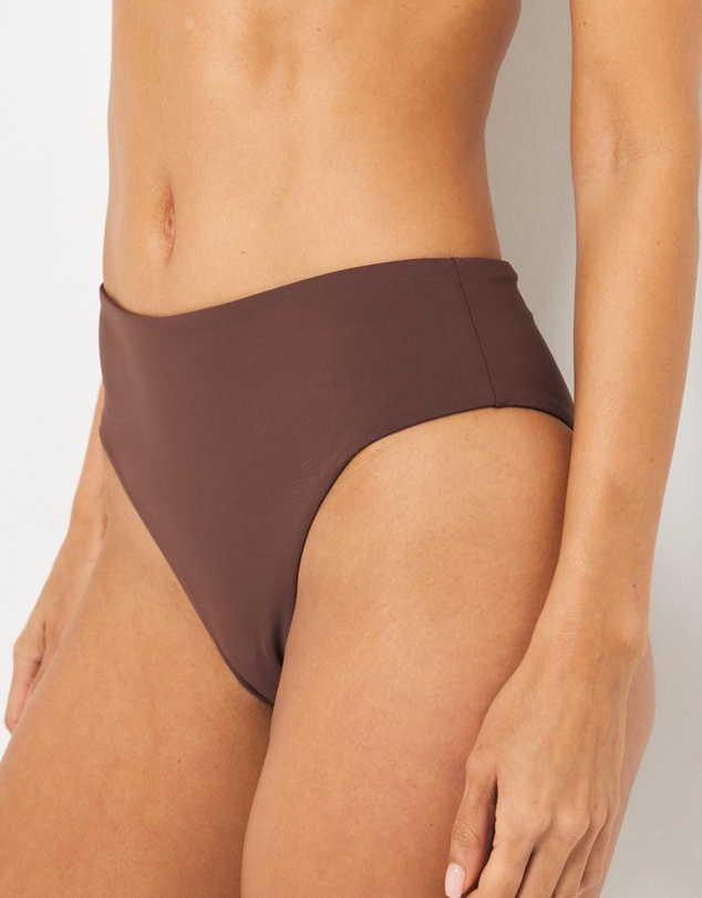 AERE - Kalani Mid Waist Bikini Bottom