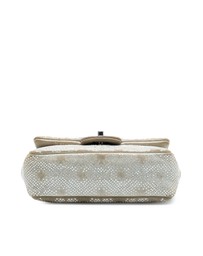 Pre-Loved by Azura Reborn - Pre-Loved Mini Rectangular Iridescent Calfskin Strass Embellished Single Flap