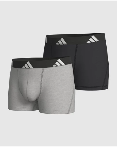 adidas Sportswear - 2 Pack Active Flex Cotton Trunk Underwear