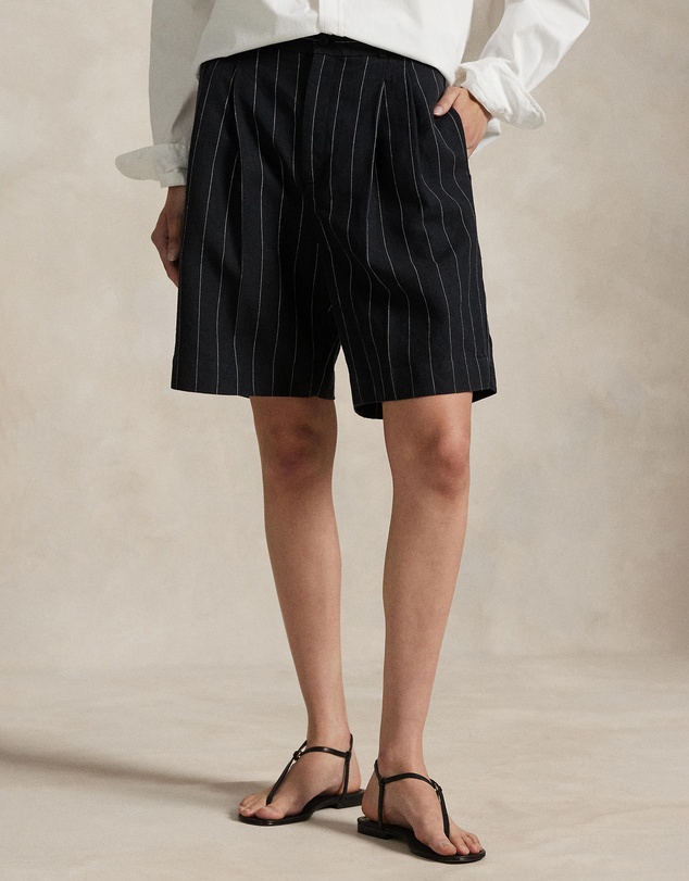 Polo Ralph Lauren - Long Pinstripe Hemp Shorts