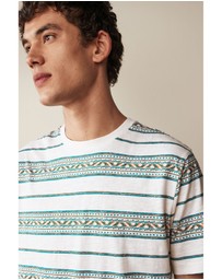 NEXT - Textured Stripe T-Shirt