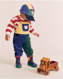 Huxbaby - Colour Block Cord Overalls - Babies-Kids
