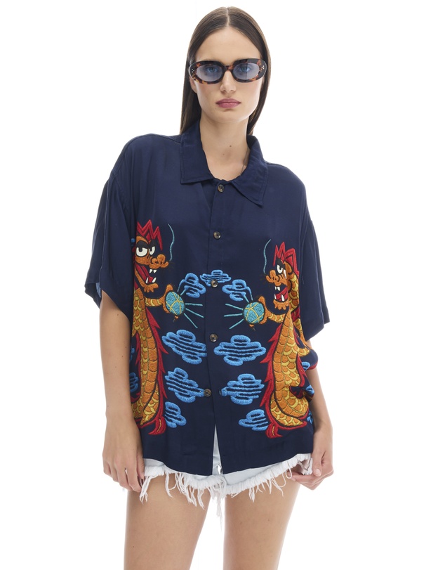 THE TALES - Lucky Dragon oversized Shirt