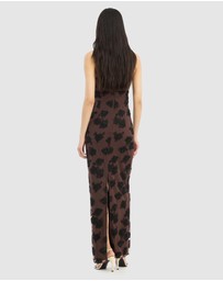 ROTATE - Beaded Maxi Tube Dress