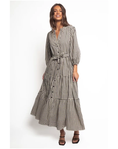 Petal & Pup - Dixon Maxi Dress - Black Ditsy Floral