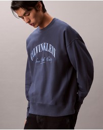 Calvin Klein Jeans - Terry Logo Graphic Relaxed Sweatshirt