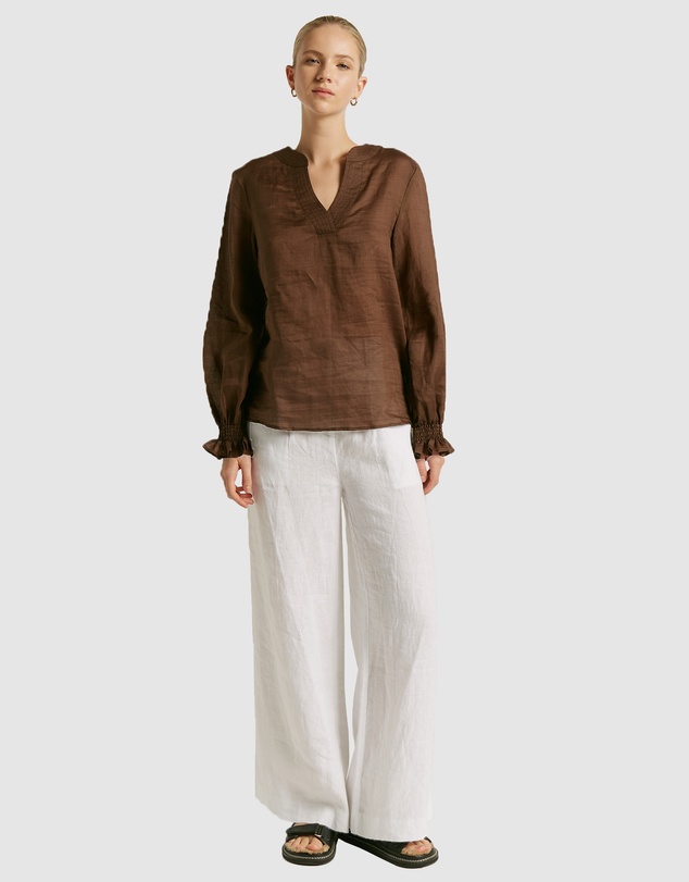 FRIEND of AUDREY - Oia Ramie Top