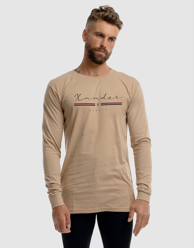 Xander - Grid Long Sleeve Tee