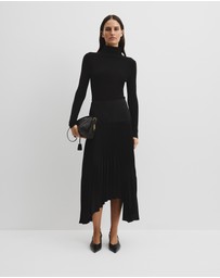 Country Road - Plisse Midi Skirt