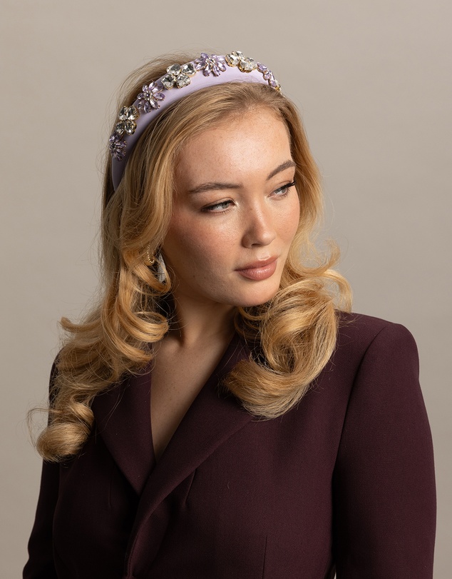 Morgan & Taylor - Gianna Headband in Lilac Purple