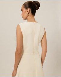 Tussah - Nora Suiting A-Line Midi Dress