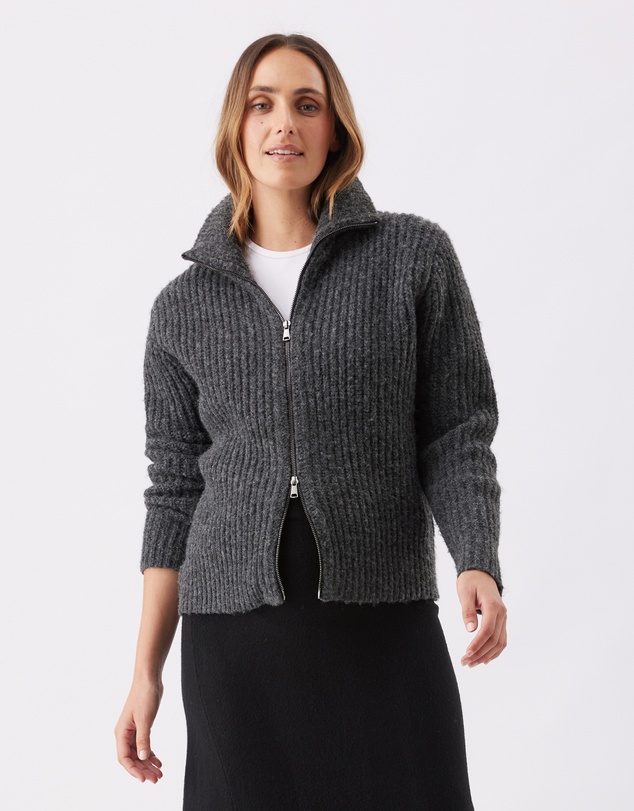 Ripe Maternity - Layla Zip Through Knit