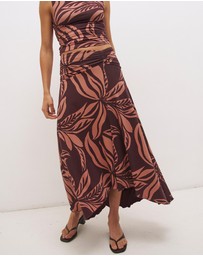 MON RENN - Farah Draped Skirt