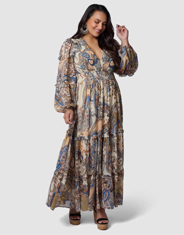 princess polly baby blue dress Venice Beach Maxi Dress by The Poetic Gypsy Online | THE ICONIC main image 0