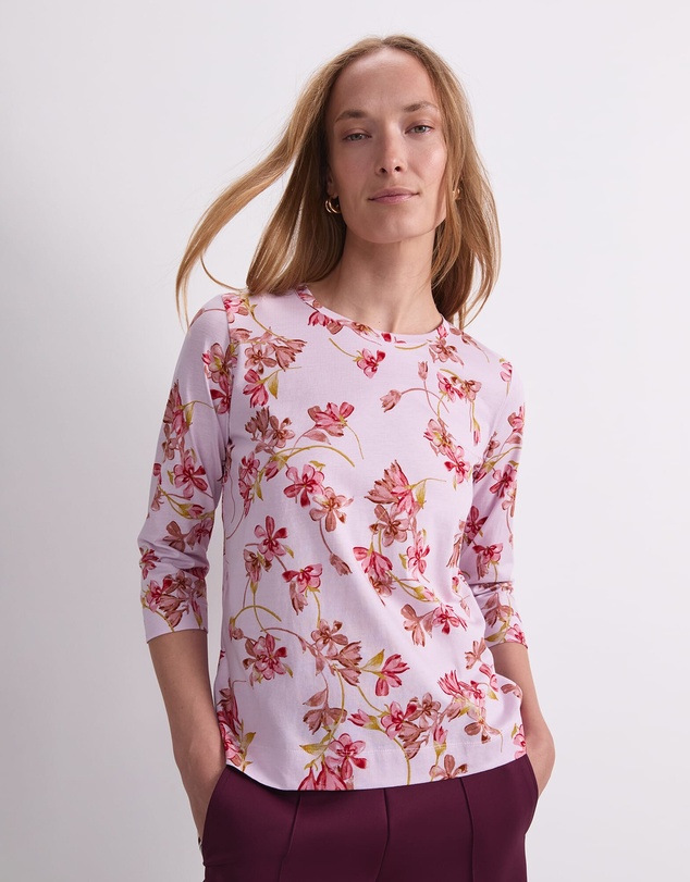 Sportscraft - Floral Mercerised Tee