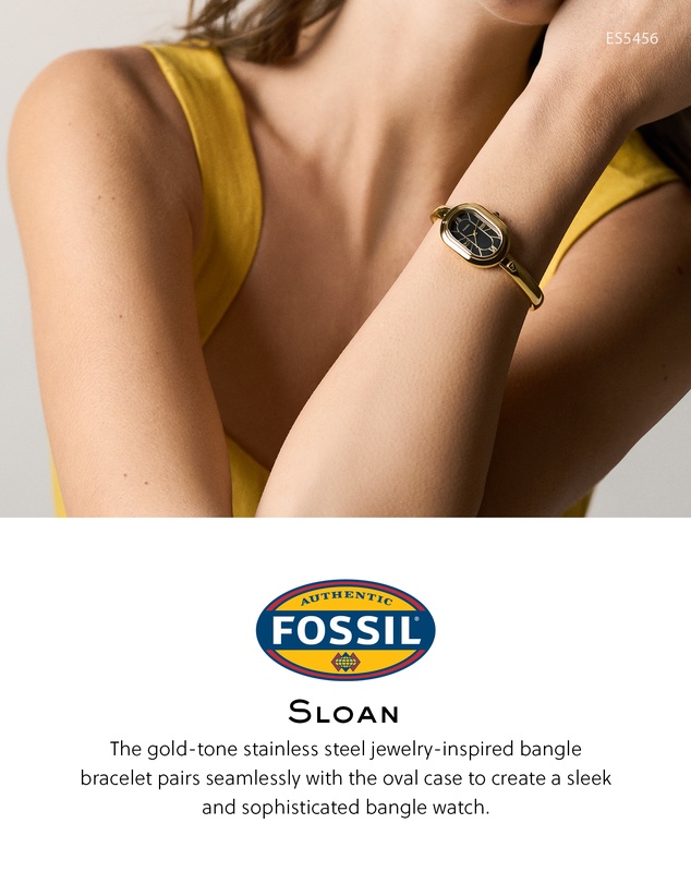 Fossil - Sloan Gold Tone Analogue Watch