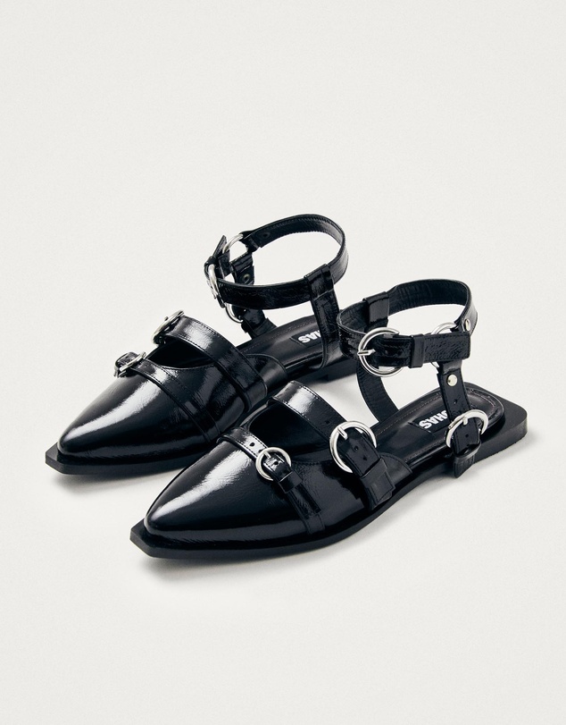 Alohas - Thalara Leather Ballet Flats