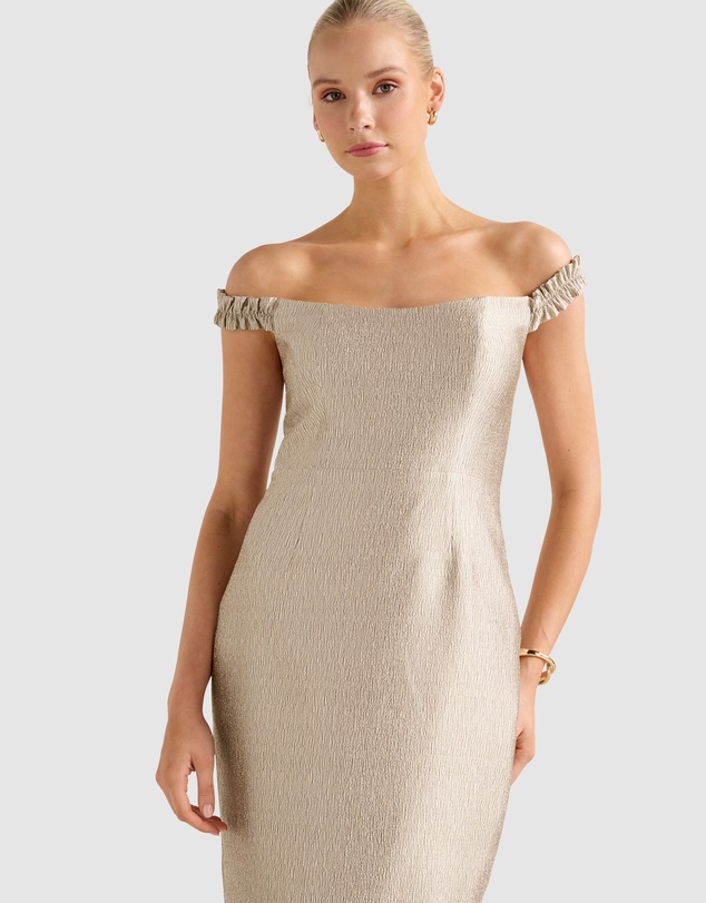 Forever New - Mindy Bardot Ruffle Midi