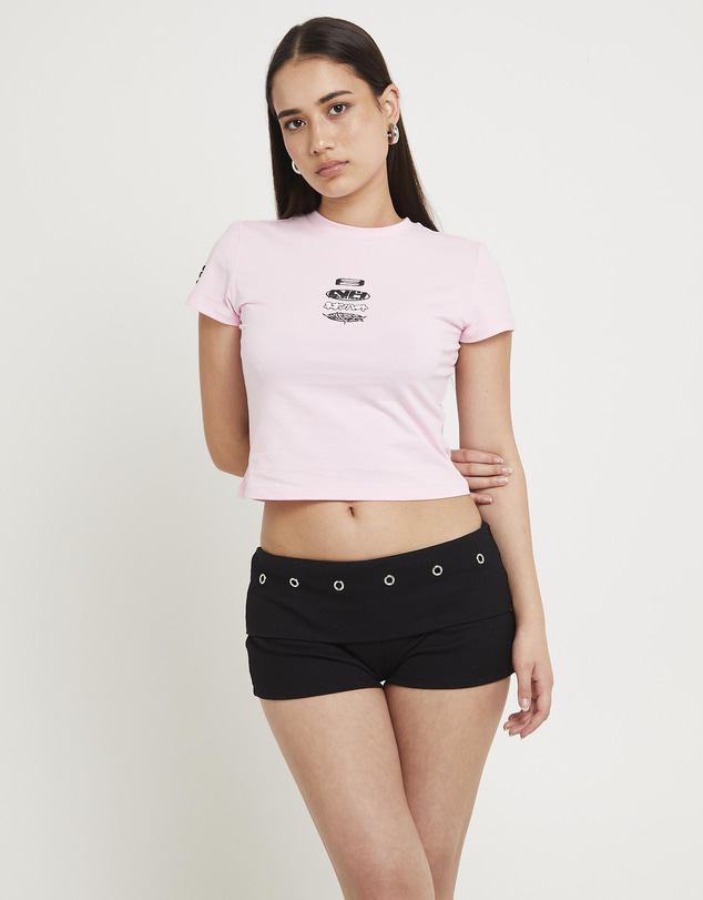 Neon Hart - Displaced Baby Tee