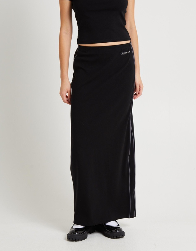Insight - Pitch Piped Maxi Jersey Skirt