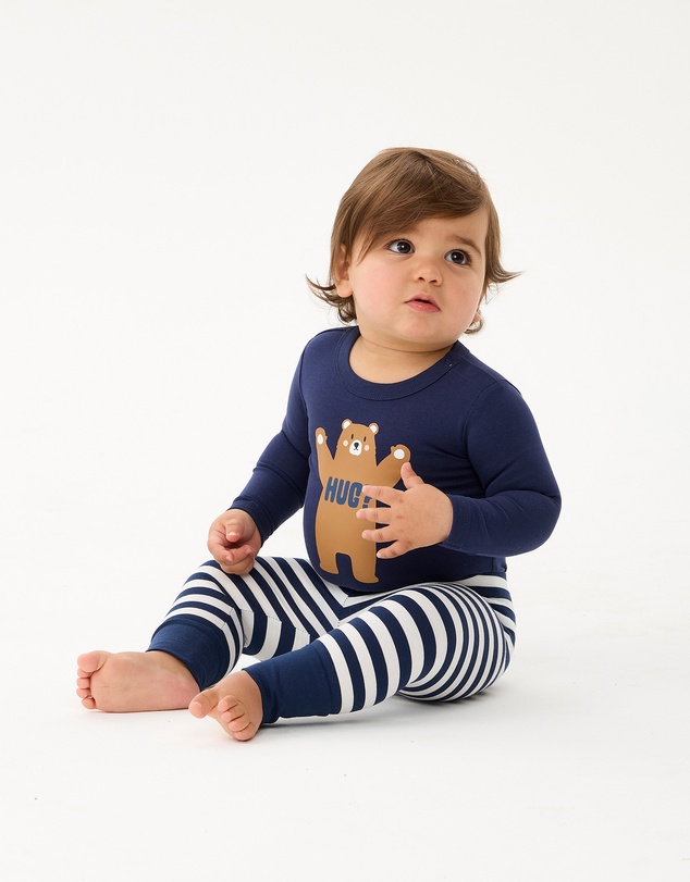 Rock Your Baby - Bear Hugs Bodysuit and Legging Set