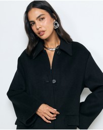 AERE - Cassie Wool Blend Coat