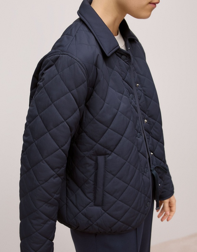 Trenery - Quilted Shell Jacket in Night Sky