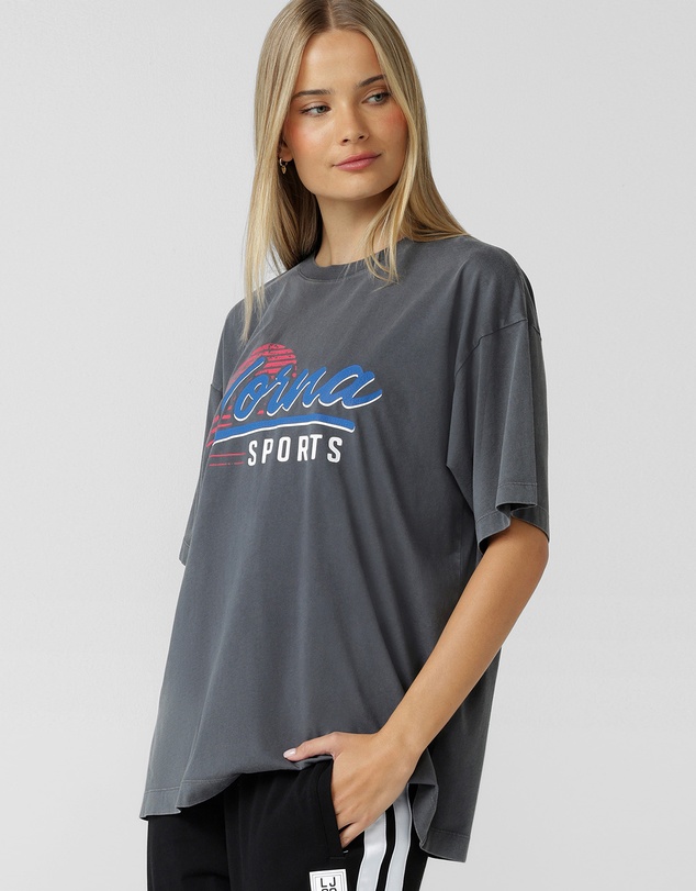 Lorna Jane - Lorna Sports Washed Boyfriend T-Shirt