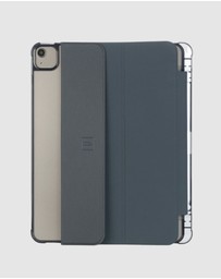 Tucano - Tucano Satin Folio Case Dark Blue for iPad Air 13 Inch M2 2024 with Pencil Holder and Stand