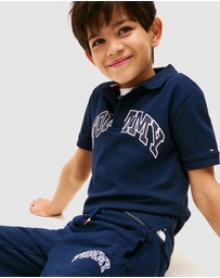 Tommy Hilfiger - Varsity Logo Print Fleece Joggers - Kids
