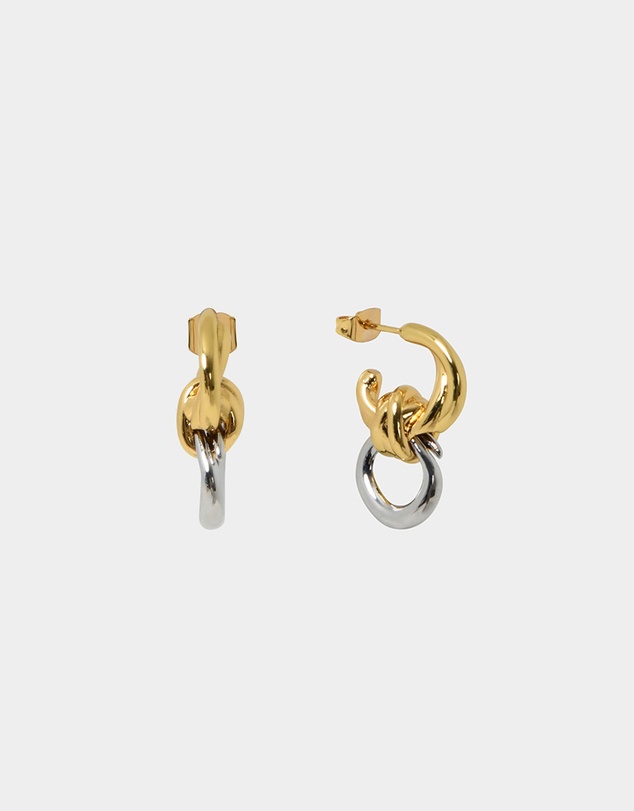 Forcast - Samra Two Tone Earrings