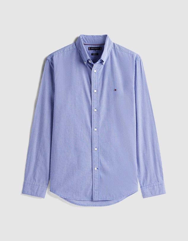 Tommy Hilfiger - Flex Poplin Micro Gingham Shirt