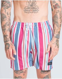 Vacancy Co - Candy Stripe Swim Short