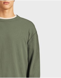 Academy Brand - Perry LS Waffle Crew