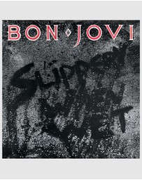 Universal Music - Bon Jovi Slippery When Wet - Vinyl Album & Crosley Record Storage Display Stand