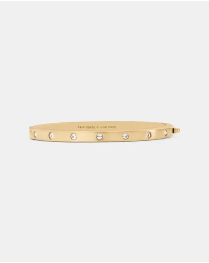 Kate Spade - Metal Stone Hinged Bangle