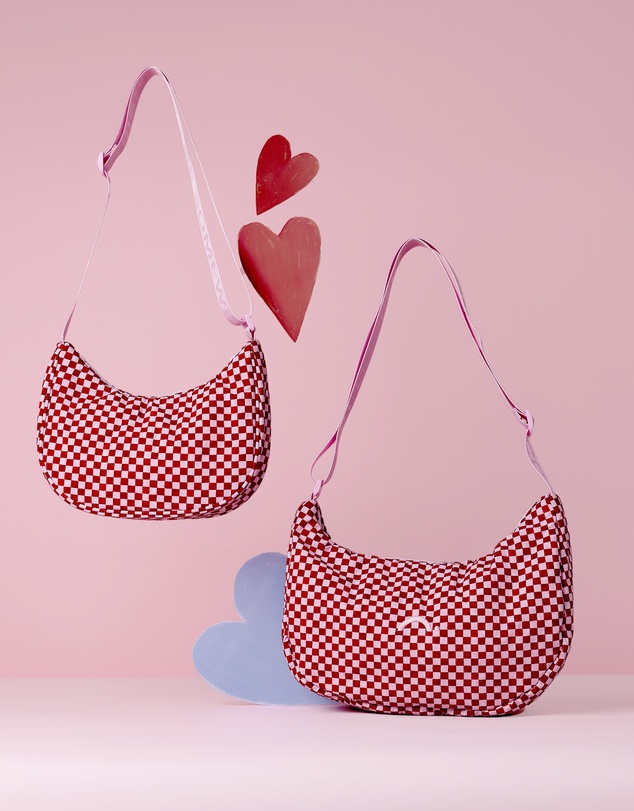 The Somewhere Co - Crimson Haze Small Crescent Bag
