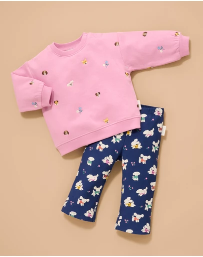 Purebaby - Flared Leggings-Kids-Babies