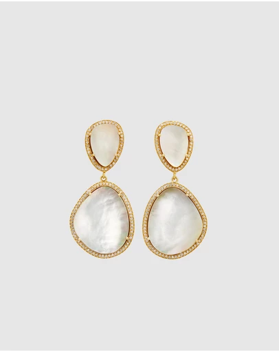 Stephanie Browne - Bijou Pearl Earrings