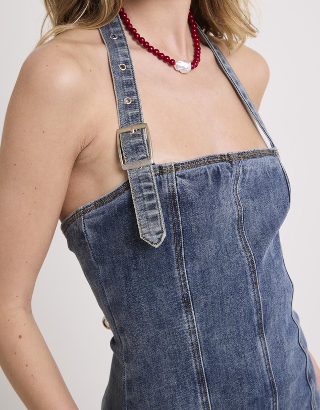 Insight - Allegra Denim Corset Mini Dress