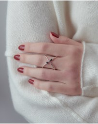 Karen Walker - Atomic Arrows Ring